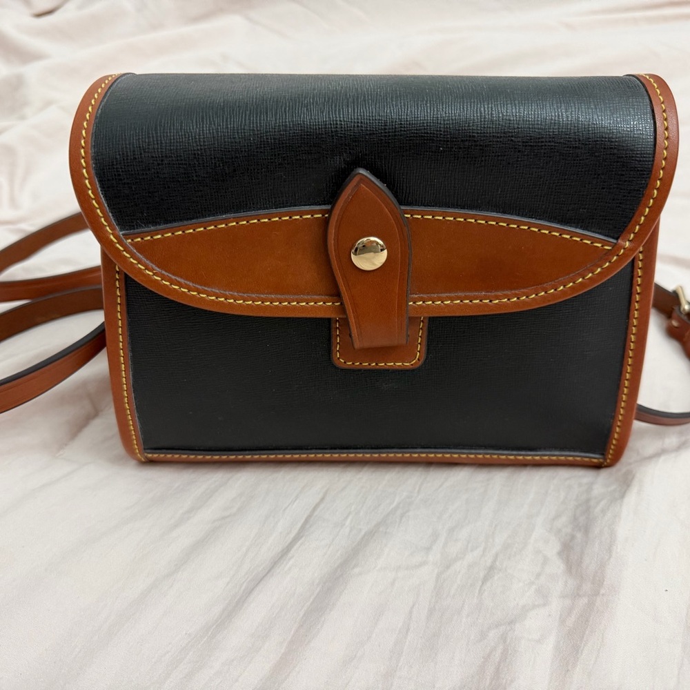 Dooney & Bourke Black and Brown leather - Picture 2 of 14
